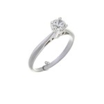 Δαχτυλιδι Μονοπετρο με Διαμαντι 0,43 Ct , F , VS1 